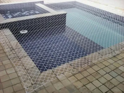 Tela de segurança para piscina