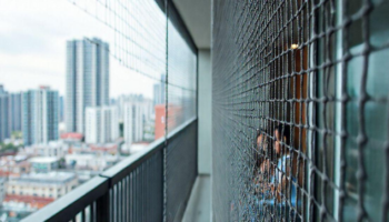 Tela de proteção de apartamento