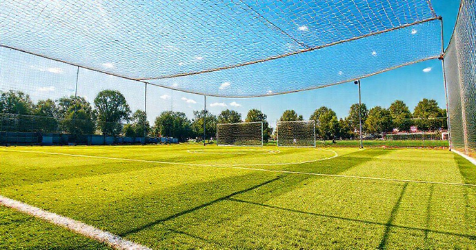 Redes de proteção para campo de futebol