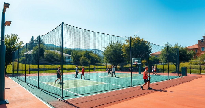 Comprar rede de proteção para quadra esportiva é essencial para segurança