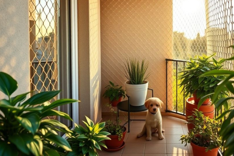 Instalação de tela de proteção: segurança para crianças e pets