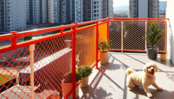 Rede de proteção para sacada de apartamento: tranquilidade com estética