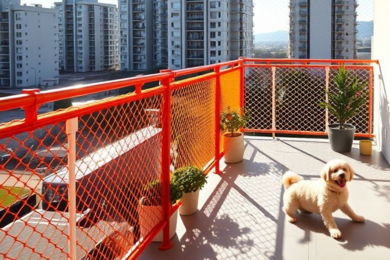Rede de proteção para sacada de apartamento: tranquilidade com estética