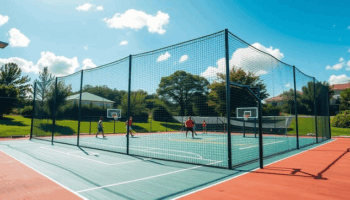 Tela de proteção para quadra: segurança e eficiência para seu espaço esportivo