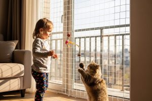 Redes de Proteção: Indispensáveis para a Segurança de Crianças e Pets